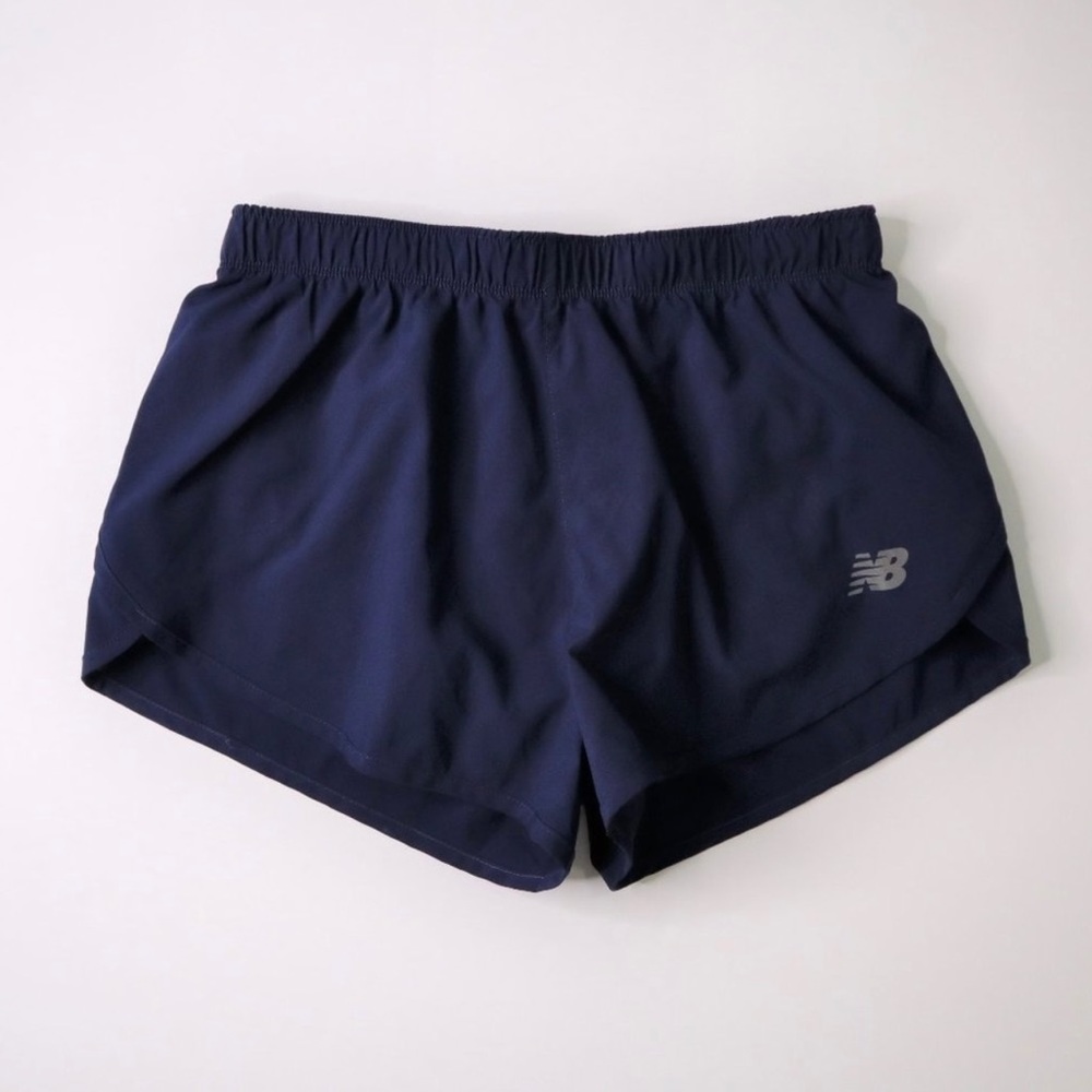 Navy new balance shorts